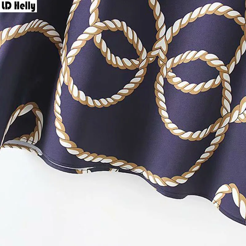 Женская блузка с круглым вырезом LD Helly Повседневная Блузка коротким рукавом