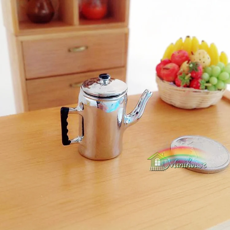 

Mini doll house accessories simulation home dolls all over the home toys ornaments mini kettle