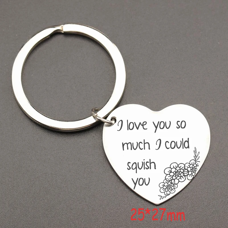 Мода I Love You So Much я могу смять ваше сердце брелок &quotлюбовь&quot для любителей подруга