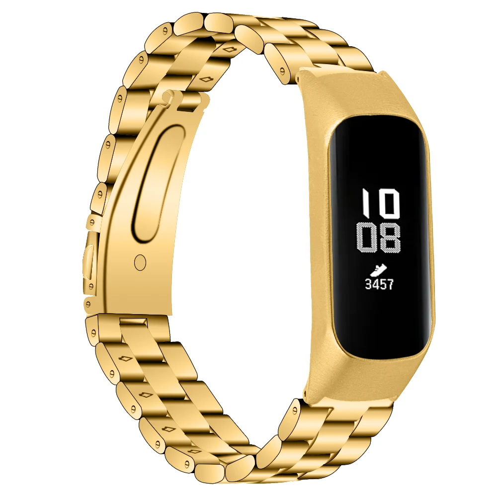 Ремешок для часов браслет из нержавеющей стали сменный Браслет samsung Galaxy Fit-e