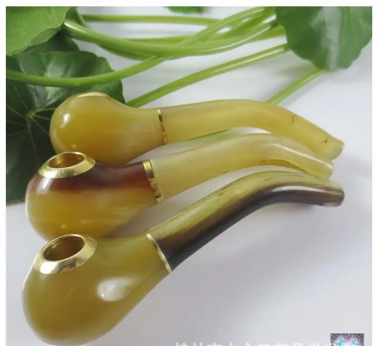 Новый курительный набор копия рога для крупного рогатого скота курительная