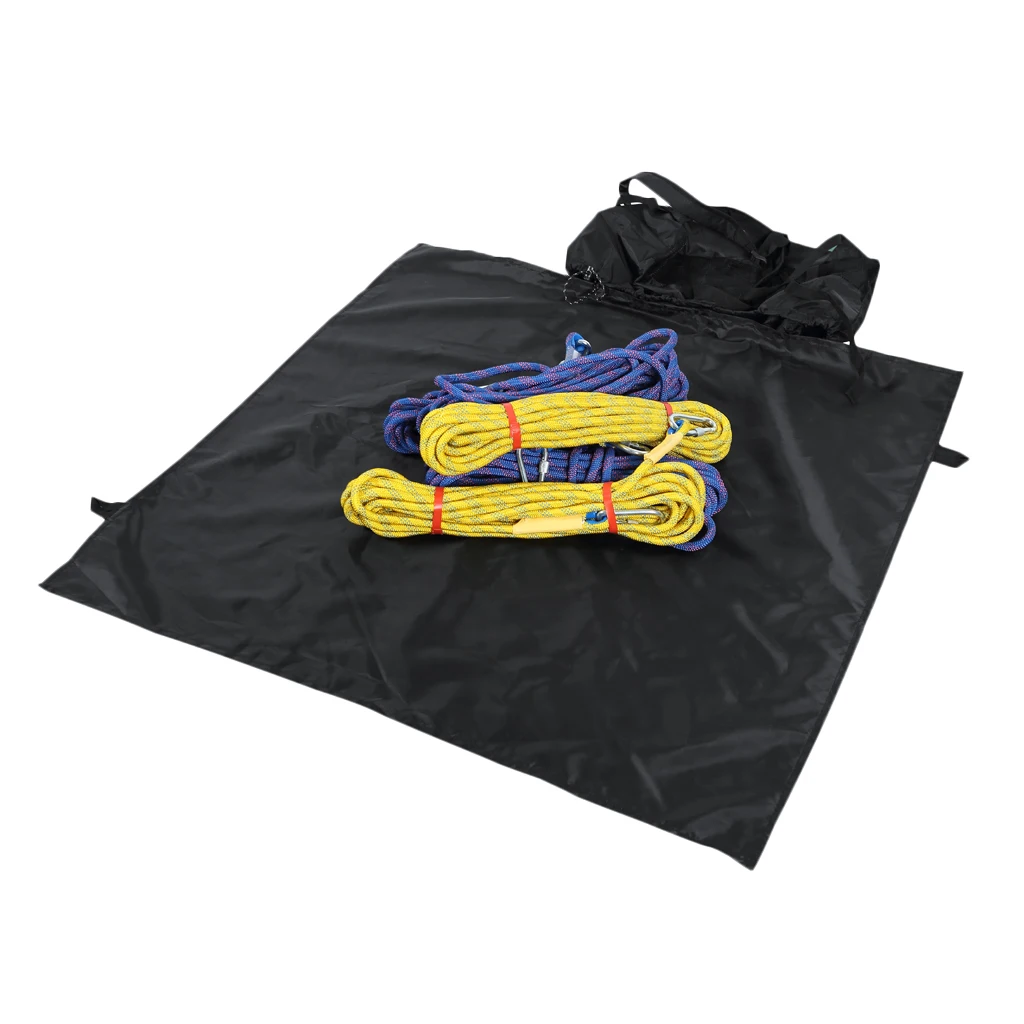 

3Pcs Folding Nylon Rock Climbing Caving Rappelling Rescue Rope Cord Bag Gear Equipment Holder Storage Backpack + Ground Sheet