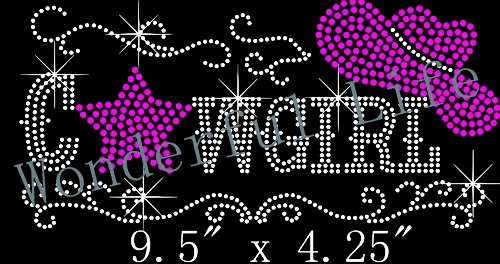 Бесплатная доставка ковбойская шляпа с железным горным хрусталем и белой