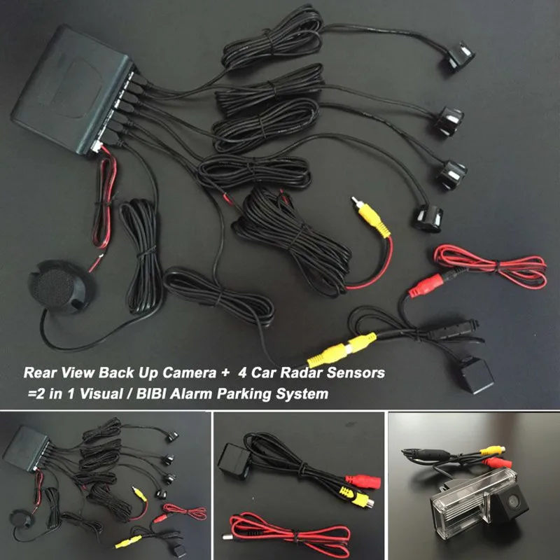 Парковочные датчики + камера заднего вида = 2 в 1 визуальная/Биби сигнализация