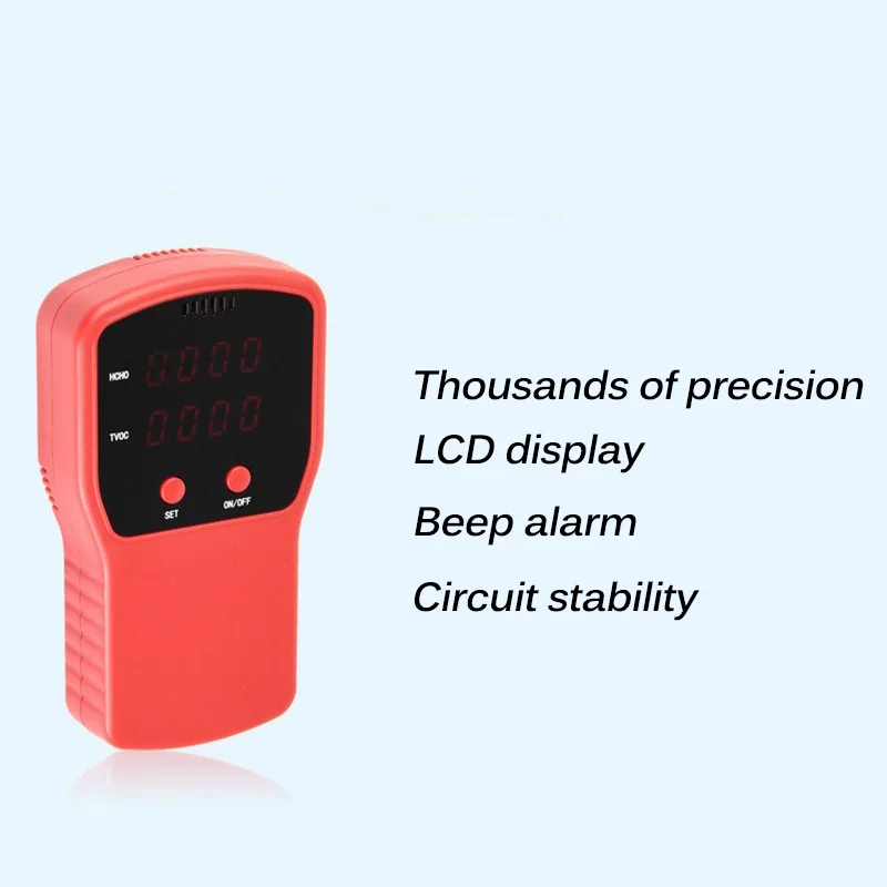 Детектор формальдегида детектор газа TVOC качества воздуха монитор LCD домашняя