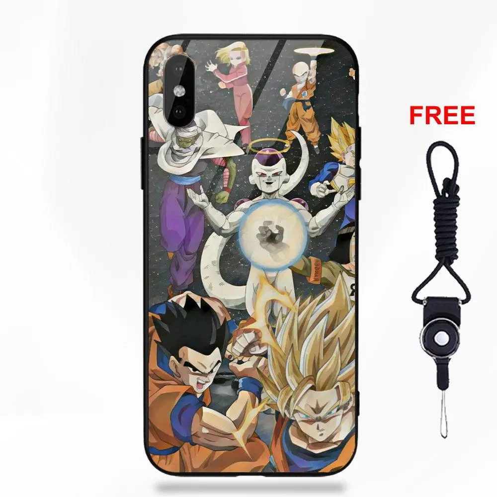 Vvcqod Dragon Ball Z Гофу Dbz для Apple iPhone 5 5C 5S SE 6 S 7 8 плюс X XS Max XR Мягкие TPU оправа закаленное
