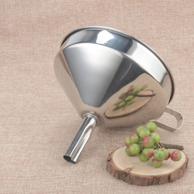 10 см; 12 см; 14 см/16 см Воронка Из Нержавеющей Стали масляный фильтр от насекомых Кухня инструменты для установки маленькие бутылки и контейнеры