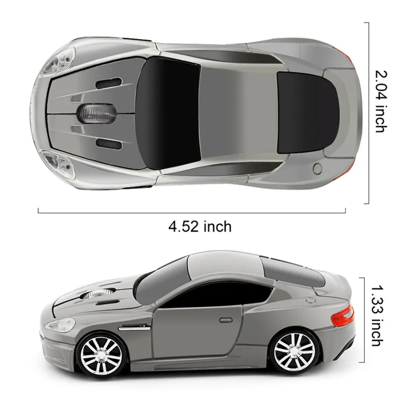 2 4G беспроводная мышь новая Cardin Автомобильная игровая 1600DPI оптическая