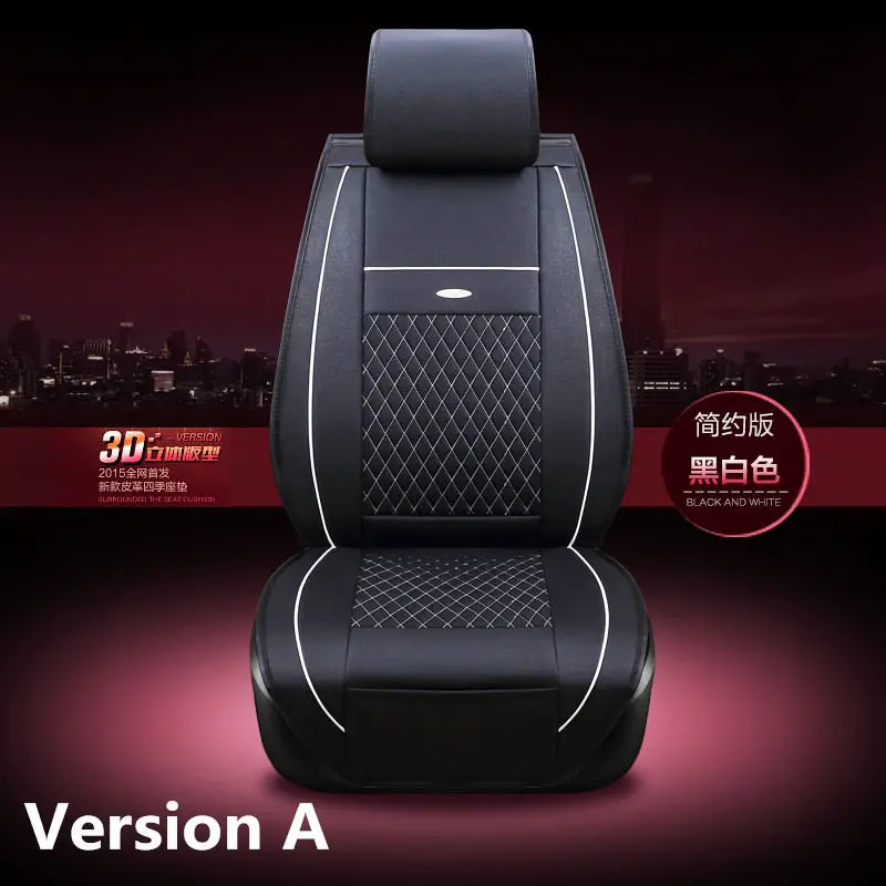 3D стильный спортивный чехол для сиденья автомобиля, подушка для автомобиля, автомобильные подушки для Ford Edge Mondeo Ecosport Focus Fiesta Series - Название цвета: Version A