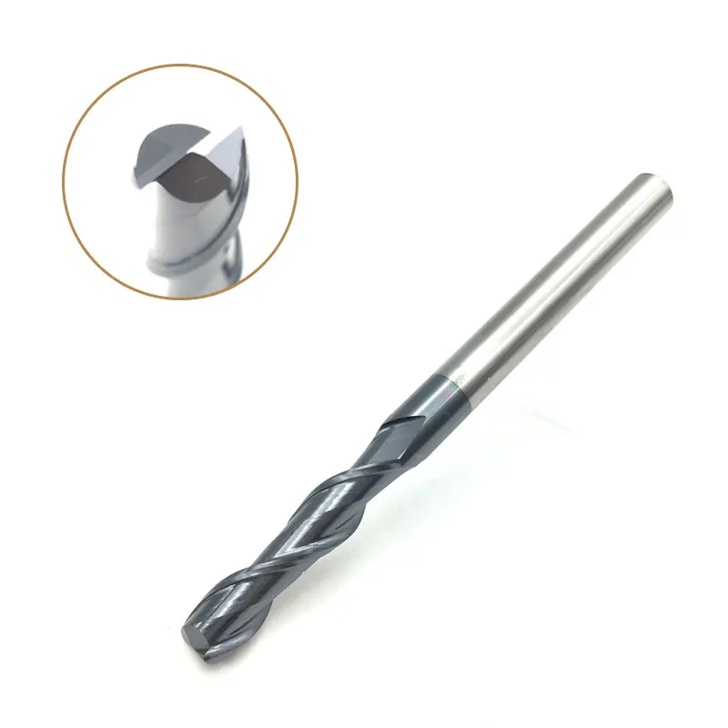 

1PCS End Mill 8MM LONG 100MM HRC50 2F 8*100 Spiral Solid Carbide Straight Handle Endmill CNC Lathe Milling Cutter Tool