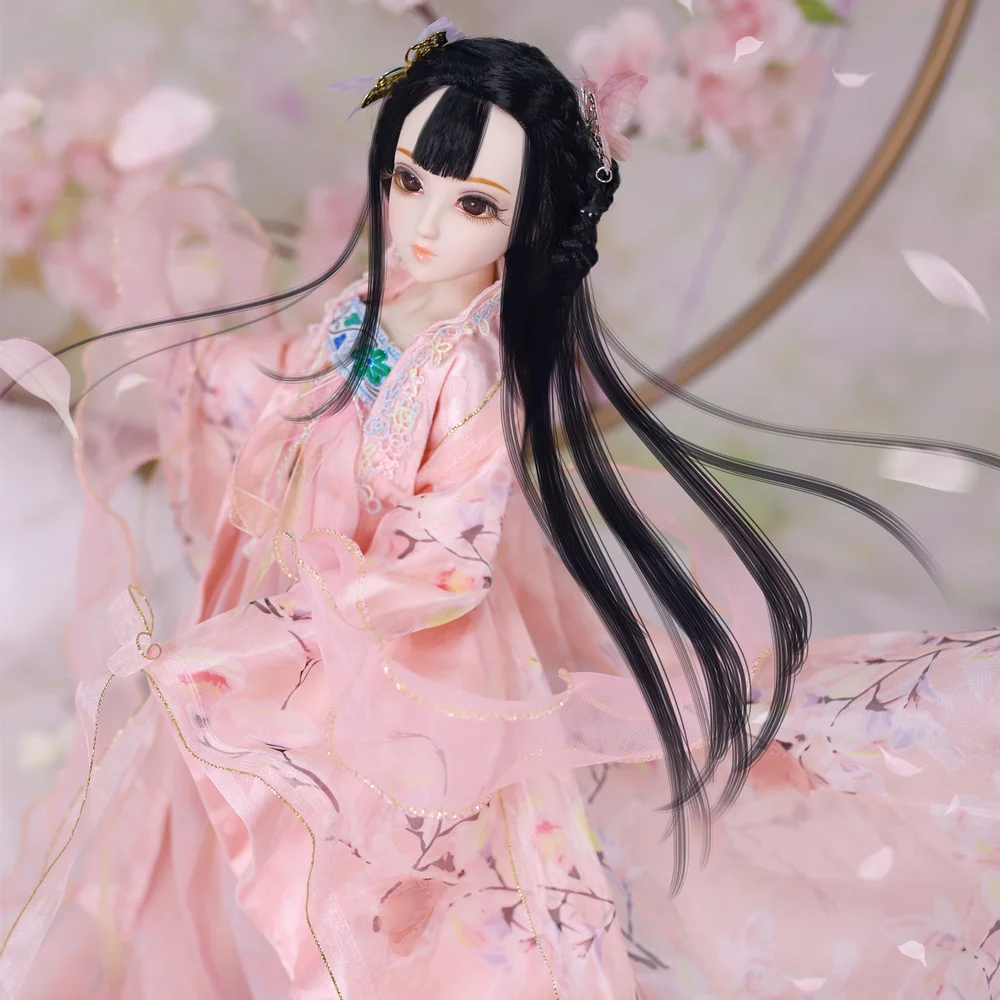 Дневник королева 1/4 BJD кукла шарнир тела абрикосовый цветок с макияжем включая одежду обувь волосы изысканный подарок коробка игрушка, SD