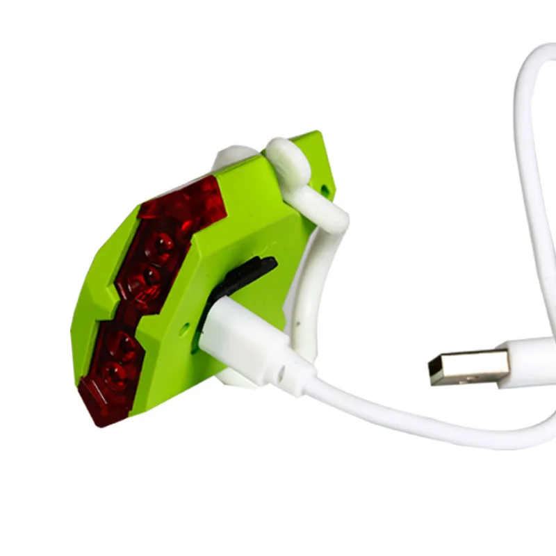 новый велосипед мотоцикл был leadbike USB света задних хвост предупреждения лазерные