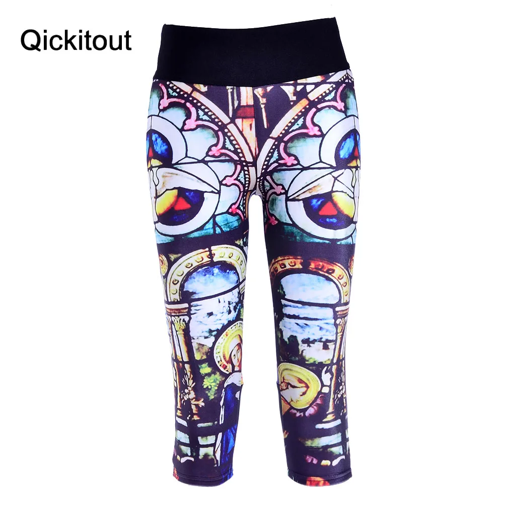 Новые пикантные Для женщин 7 точка Штаны леггинсы Faith христианской церкви