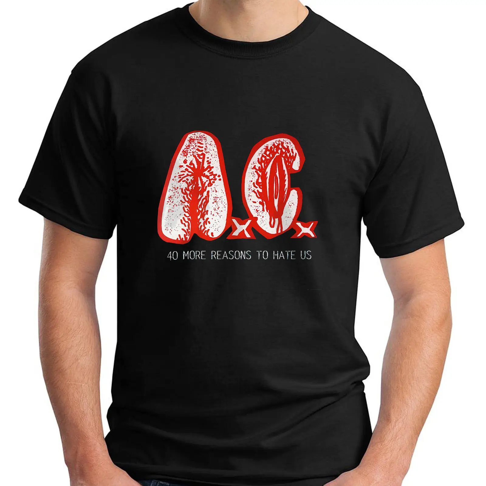 Axcx A.C. Grindcorel Band Pig Эсминец Короткий Рукав Черная Мужская футболка Discount Футболка