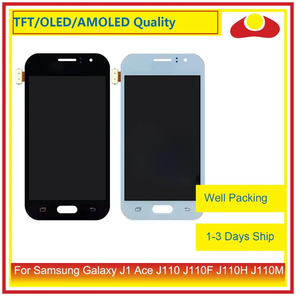 Оригинальный дисплей 4 3 дюйма для Samsung Galaxy J1 Ace Sm J110 J110F ЖК с сенсорным экраном и