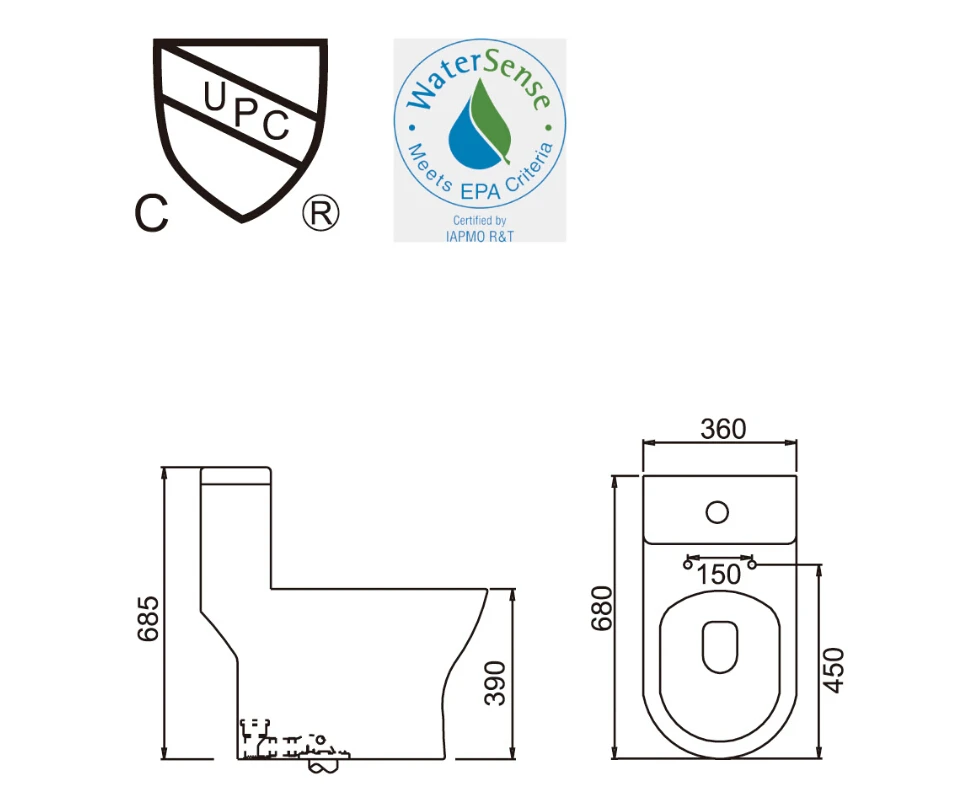 2019 Лидер продаж Слитная S trap для водяного шкафа модель керамические унитазы PP с