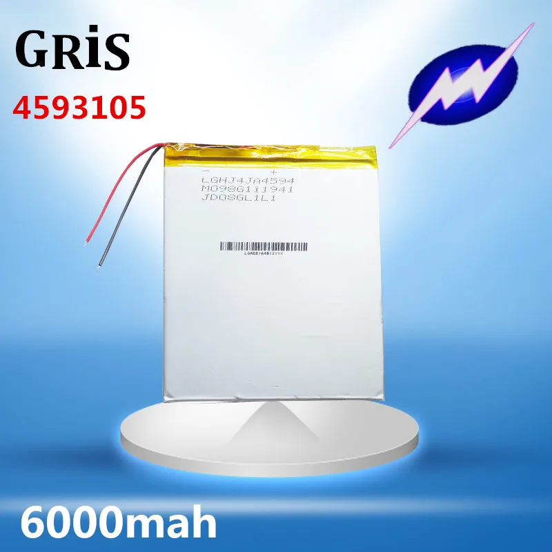 

battery 4593105 Tablet PC battery 6000mAh battery P85 battery Rechargeable Li-ion Cell