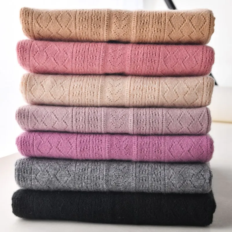 Высококачественный Женский свитер из 100% мериносовой шерсти с коротким рукавом