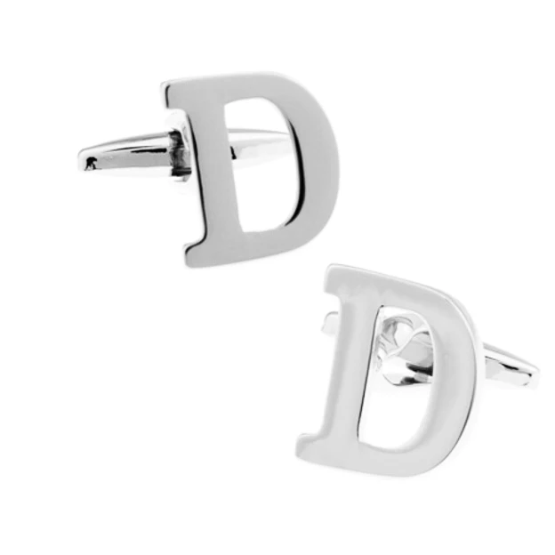 Запонки мужские медные посеребренные 26 Английских Букв|cufflink box|copper wall mount faucetcufflinks