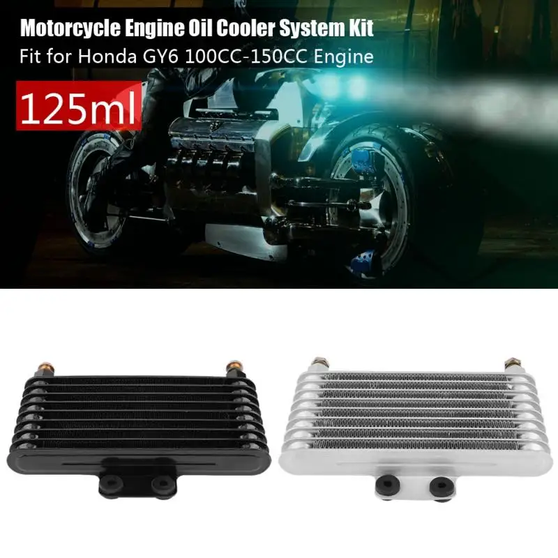125 мл масляный радиатор двигателя система охлаждения масла комплект для Honda GY6