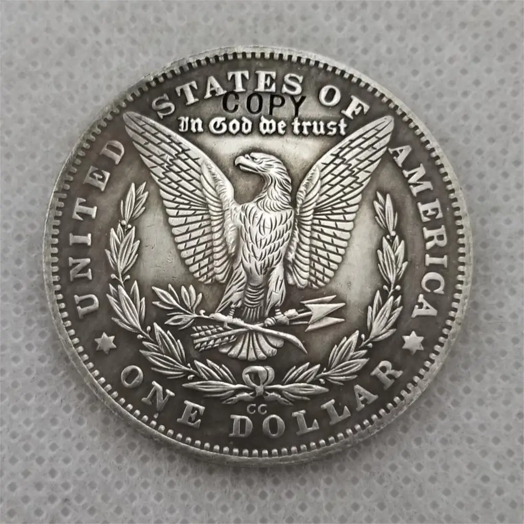 Копия никелевой монеты Хобо сексуальная красавица 1881-CC Морган копия доллара