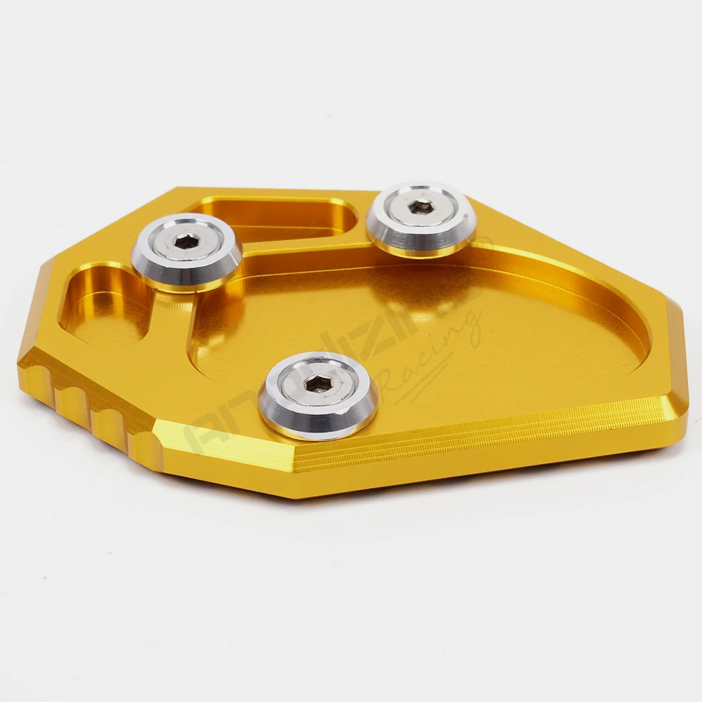CNC алюминиевая боковая подставка для мотоцикла увеличительная пластина подставка расширение для Yamaha MT-07