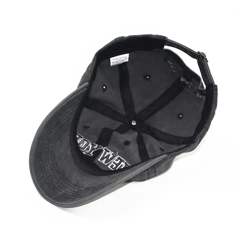 Промытый с песком 100% хлопок Бейсболка шляпа для женщин мужчин винтаж папа Нью