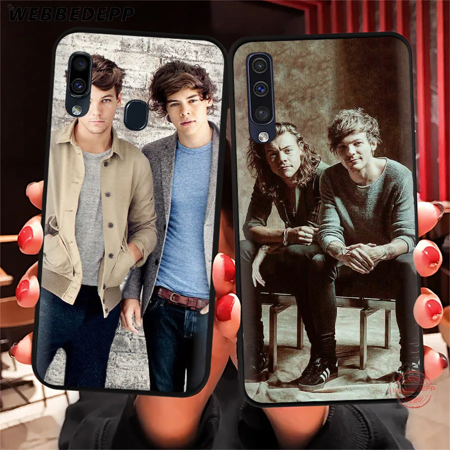 WEBBEDEPP Ларри Stylinson мягкий чехол для телефона с изображением цветов Samsung A50s A40s A30s A20s