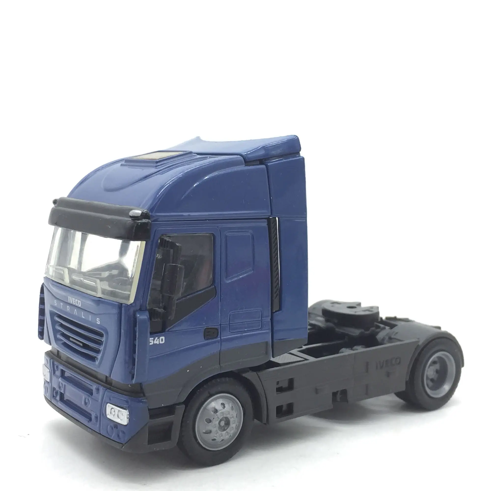 1:43 грузовые автомобили из сплава iveco высокопрочный грузовой прицеп