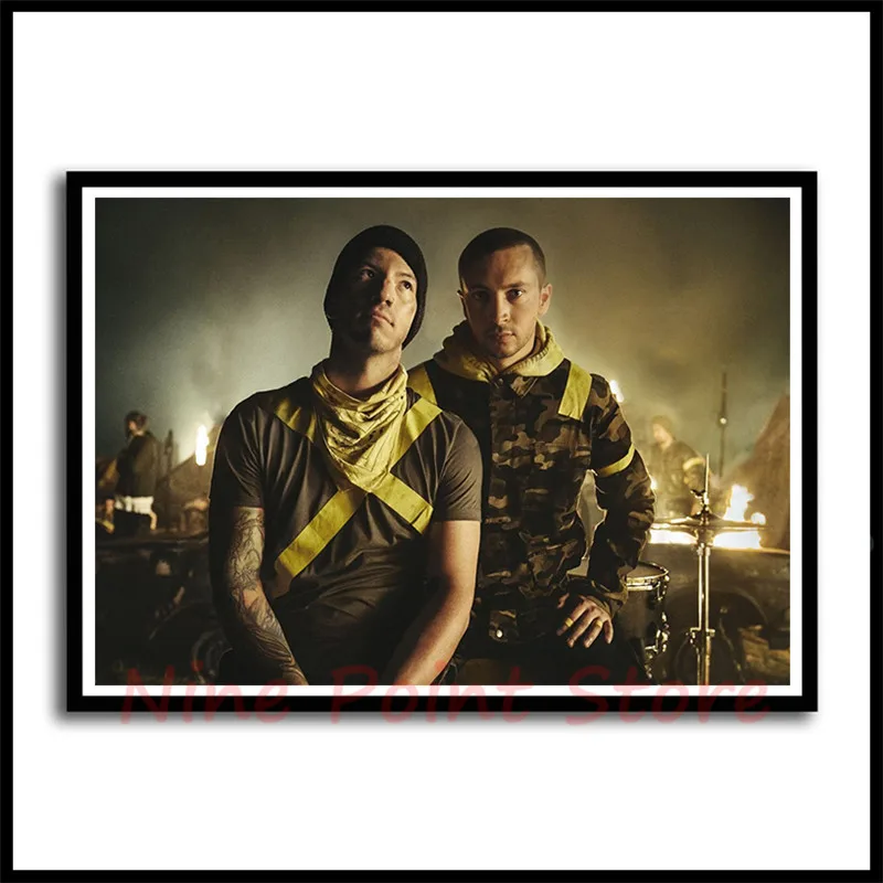 Twenty One Pilots рок-группа с музыкальным покрытием бумажные постеры для украшения дома хорошее качество принты белый домашнее искусство бескаркасные