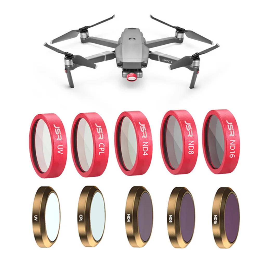 Комплект фильтров 5 в 1 для DJI Mavic 2 Mavic2 поляризационные фильтры с нейтральной