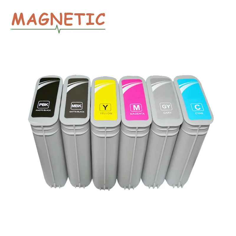 Картридж для принтера HP 70 72 Designjet T610 T770 T1100 T1120 T1200 T1300 T2300 6 шт.|ink cartridge|compatible ink cartridgeink