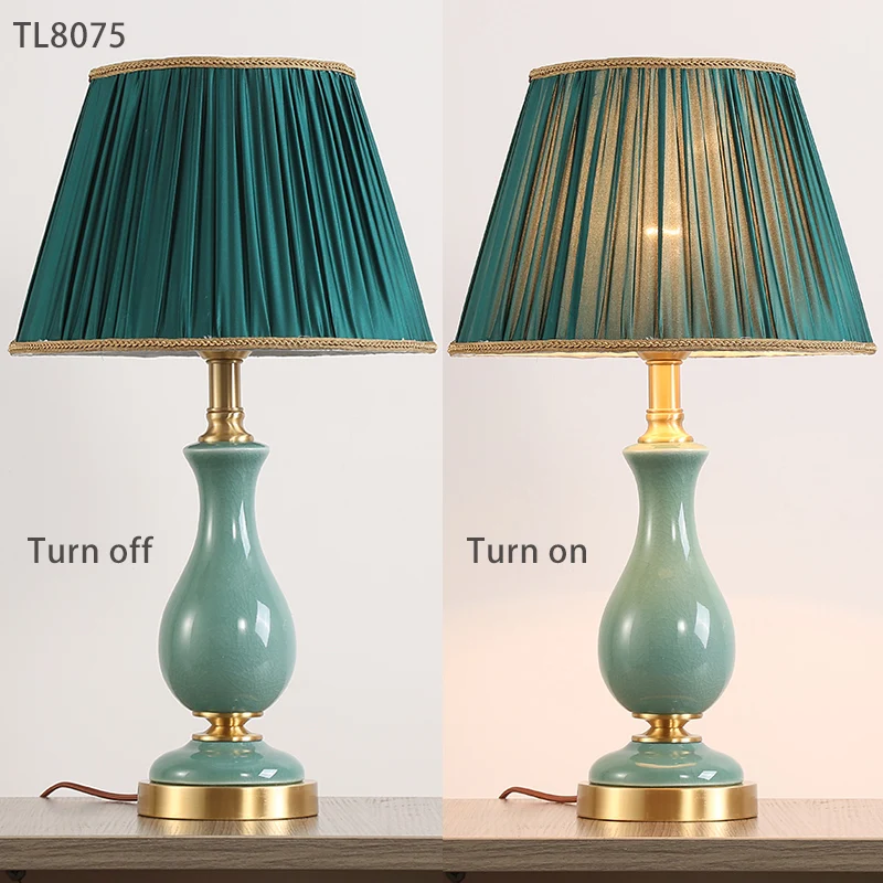 Настольная лампа в американском стиле роскошные медные высококлассные