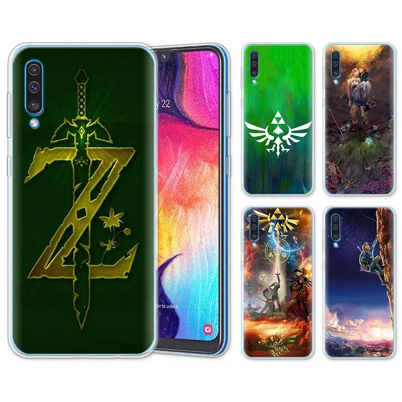 Из игры «Легенда о Зельде силиконовые чехлы для samsung Galaxy A10 A30 A40 A50 A70 A6 A7 A8+ A9 M30 M50 мягкий термополиуретановый чехол для мобильного телефона чехлы