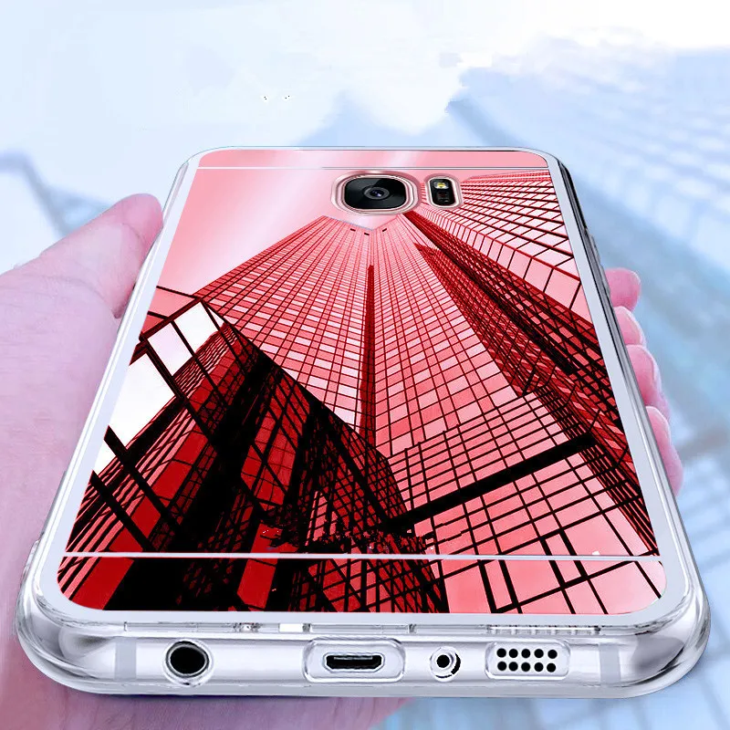 Чехол для Samsung Galaxy J3 роскошный зеркальный мягкий чехол J1 ACE J120 J5 J7 2016 A3 A5 A7 2017 J330 J530