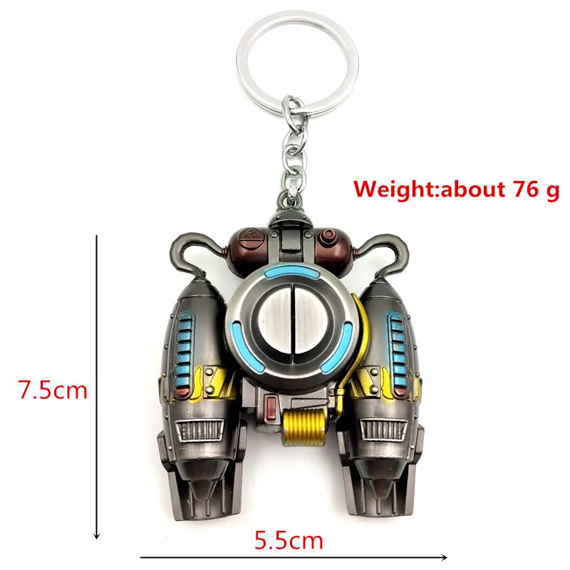 wholesale 10pcs/lot Game Alloy Pendant Key Chain Backpack Model Keychain llaveros Cosplay Fans Of High Quality Gifts Jewelry | Украшения и