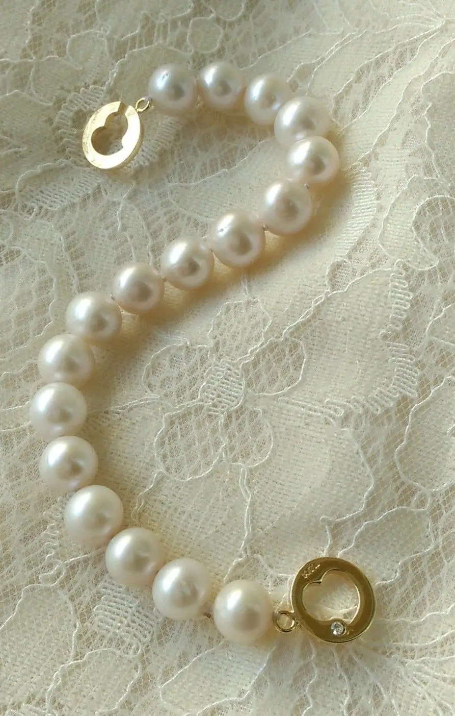 Miss charm Jew.522 white freshwater pearl bib necklace bracelet earring stud set 9-10 (A0423) | Украшения и аксессуары