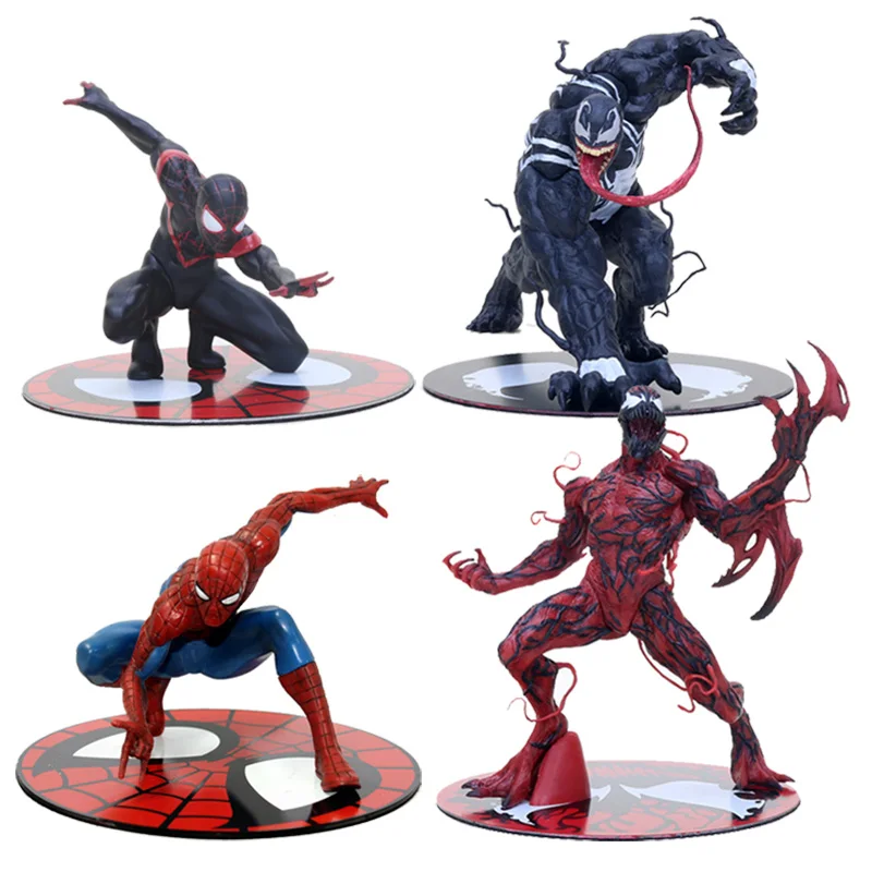 ARTFX + Статуя Человека паука миль Morales Venom бойню 1/10 шкала предварительно окрашенная