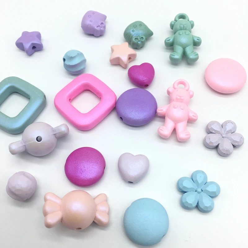 Meideheng Acrlic colorful bear DIY бисер цветная интрига для изготовления украшений вручную