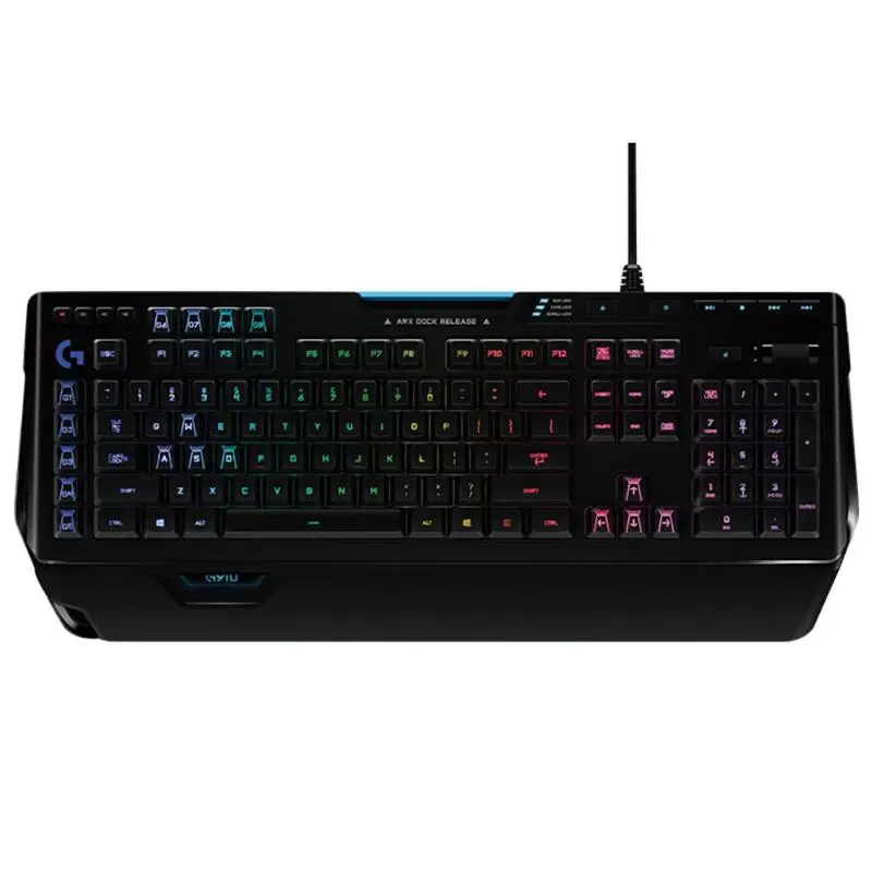 Logitech G910 Orion Spark RGB Механическая игровая клавиатура USB 121 ключ с 9 программируемых игровая клавиатура с подставкой для PUBG