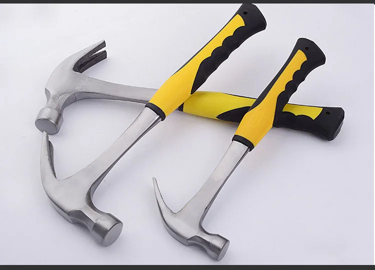 

Multifunction Plastic Handle Claw Hammer Household Hammers Claw Woodworking Nail Puncher Metal Claw Hammer Emergency Rescue Tool