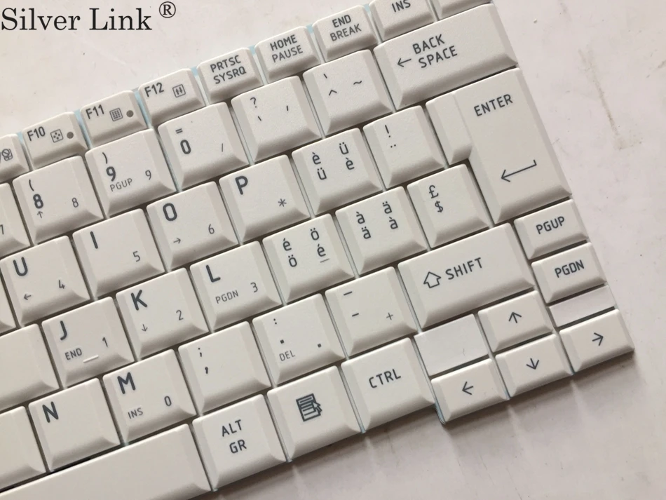 SW швейцарская клавиатура для TOSHIBA R500 R501 R502 R600 A600 A602 A605 белая ноутбука | Компьютеры