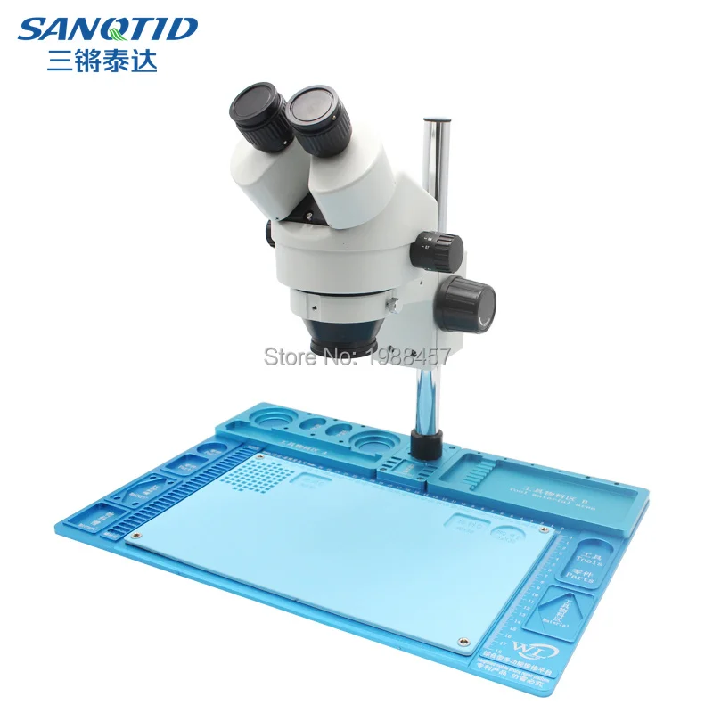 Бинокулярный промышленный стереоскопический микроскоп с большой базой 3 5x 90x