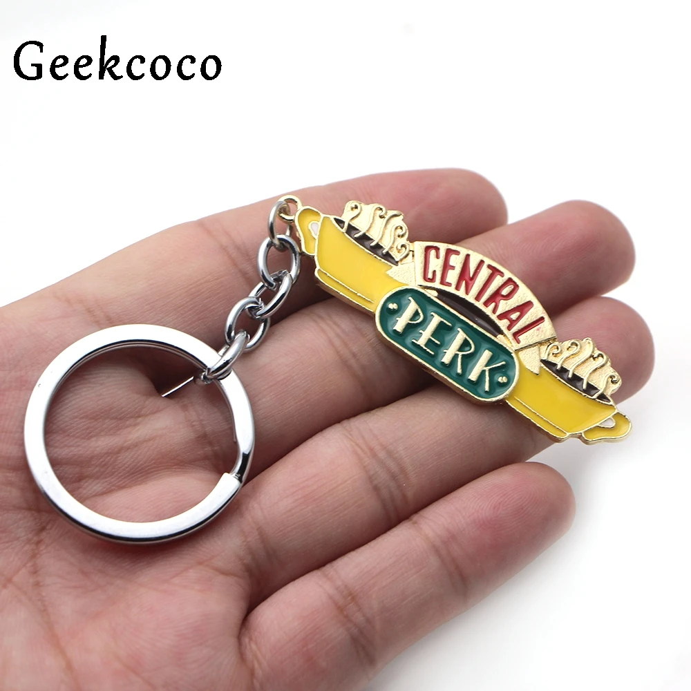 

Friends TV show Central Perk Cartoon anime Charms Keychain Keyrings Kids Gift Party Favors Key Pendant jewelry decorations J0356