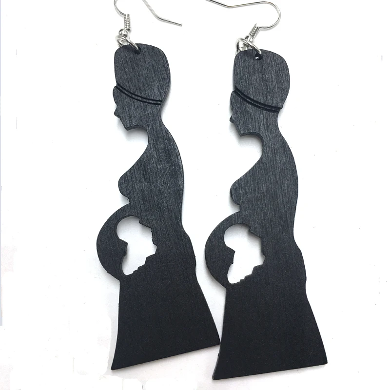 Бесплатная доставка! Деревянные серьги в африканском стиле|wooden earrings|african wooden