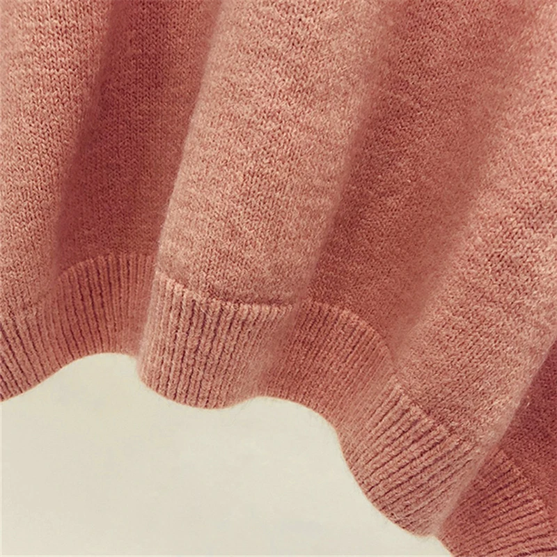 Casual Slim Sweater Women Autumn Winter Knitting Pullovers Long Flare Sleeve Ruffle Pullover Woman | Женская одежда