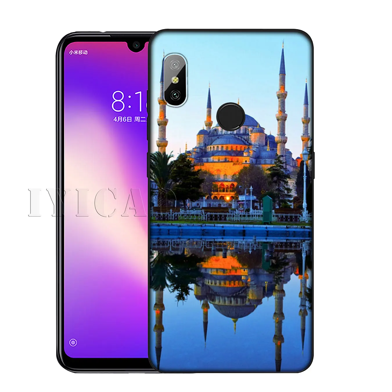 IYICAO Турция Стамбул Sceneary строительный окрашенный мягкий чехол для Xiaomi Redmi K30 K20 8A 7A