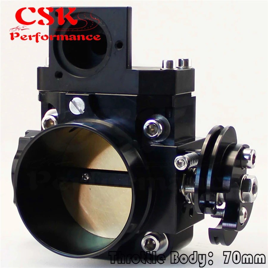 70 мм дроссельной заслонки для Mitsubishi EVO7 EVO8 EVO9 4G63 03 07 EVO 7 8 9 черный|70mm throttle body|throttle