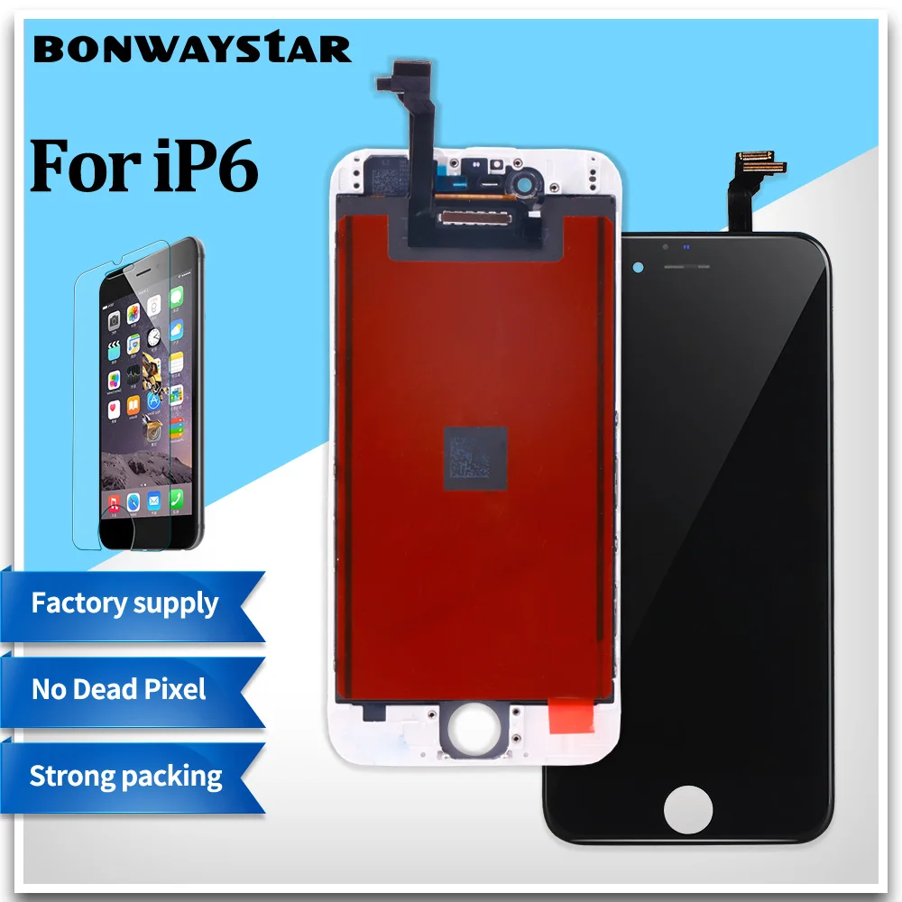 AAA Quality Digitizer Display For iPhone 5 5s 6 LCD Touch Screen Assembly Replacement for 4s screen No Dead Pixel | Мобильные