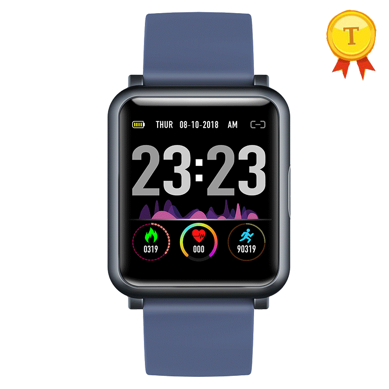 1,3 дюймов ЭКГ+ PPG монитор HR кровяное давление Smartwatch IP67 Смарт-часы для мужчин и женщин